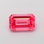 1.08 Ct. Fancy Vivid  Pink Emerald Lab Grown Diamond