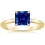 14K Yellow Gold Elodie 1.8mm Solitaire Ring, smalltop view