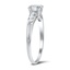 The Teresa Ring, smalltop view on a hand