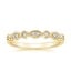 18K Yellow Gold Tiara Diamond Ring (1/10 ct. tw.), smalltop view