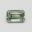 0.75 Ct. Fancy Vivid Green Emerald Lab Grown Diamond
