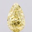 2.27 Ct. Fancy Intense Yellow Pear Lab Grown Diamond