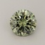 1.52 Ct. Fancy Vivid Green Round Lab Grown Diamond
