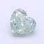 1.19 Ct. Fancy  Green Heart Lab Grown Diamond