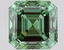 1.92 Ct. Fancy Vivid  Green Asscher Lab Grown Diamond