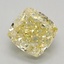 1.38 Ct. Fancy Intense Yellow Cushion Lab Grown Diamond