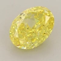 1.51 Ct. Fancy Intense Yellow Oval Lab Grown Diamond
