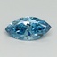 1.64 Ct. Fancy Vivid Blue Marquise Lab Grown Diamond