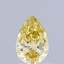 0.46 Ct. Fancy Yellow Pear Lab Grown Diamond