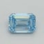 2.04 Ct. Fancy Vivid Blue Emerald Lab Grown Diamond