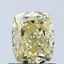 1.06 Ct. Fancy Intense Yellow Cushion Lab Grown Diamond
