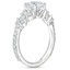 18K White Gold Tatiana Diamond Ring, smallside view