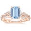14K Rose Gold Luxe Secret Garden Diamond Ring (3/4 ct. tw.), smalltop view