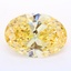 11.03 Ct. Fancy Light Brownish Yellow Oval Lab Grown Diamond