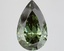 5.17 Ct. Fancy Vivid Green Pear Lab Grown Diamond