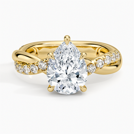 Cascade Twisted Diamond Ring