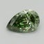 1.16 Ct. Fancy Vivid Green Pear Lab Grown Diamond