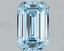 1.00 Ct. Fancy Intense Blue Emerald Lab Grown Diamond