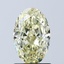 1.53 Ct. Fancy Yellow Oval Lab Grown Diamond