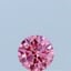 0.31 Ct. Fancy Vivid Pink Round Lab Grown Diamond
