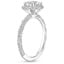 Platinum Nova Halo Diamond Ring (1/2 ct. tw.), smallside view