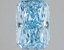 2.09 Ct. Fancy Vivid Blue Radiant Lab Grown Diamond