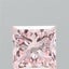2.65 Ct. Fancy Intense Pink Princess Lab Grown Diamond