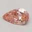0.50 Ct. Fancy Intense Pink Pear Lab Grown Diamond