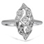 Retro Diamond Cocktail Ring