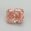 10.03 Ct. Fancy Vivid Pink Cushion Lab Grown Diamond