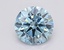 1.23 Ct. Fancy Vivid Blue Round Lab Grown Diamond