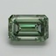 12.53 Ct. Fancy Vivid Pacific Green Emerald Lab Grown Diamond