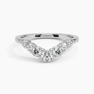 Emilie Seven Stone Contour Diamond Ring - Brilliant Earth