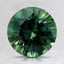 7.9x7.8mm Premium Teal Round Montana Sapphire