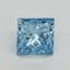 1.61 Ct. Fancy Vivid Blue Princess Lab Grown Diamond