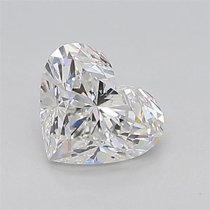 Heart diamond — real photo