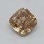 0.36 Ct. Light  Brown Cushion Lab Grown Diamond