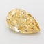 1.57 Ct. Fancy Intense  Yellow Pear Lab Grown Diamond