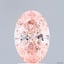 2.12 Ct. Fancy Vivid Pink Oval Lab Grown Diamond