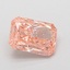 0.92 Ct. Fancy Vivid Pink Radiant Lab Grown Diamond