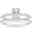 18K White Gold Palais Diamond Ring with Alena Diamond Ring
