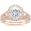 14KR Moissanite Fortuna Diamond Bridal Set (2/3 ct. tw.), smalltop view