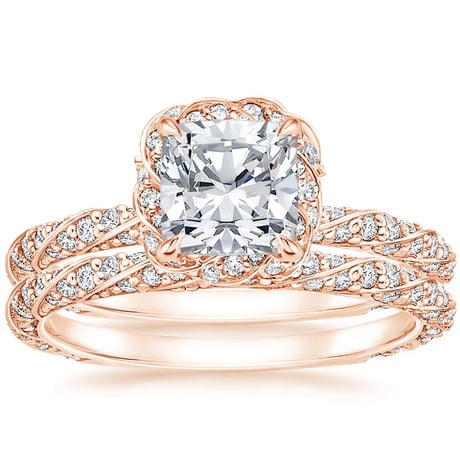 14K Rose Gold Nova Diamond Bridal Set (3/4 ct. tw.)