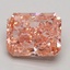3.03 Ct. Fancy Vivid Pink Radiant Lab Grown Diamond
