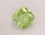 1.09 Ct. Fancy Vivid  Green Cushion Lab Grown Diamond