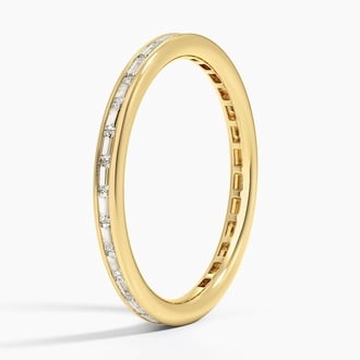 Tabitha Channel Set Baguette Eternity Lab Diamond Ring