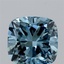 2.54 Ct. Fancy Vivid Blue Cushion Lab Grown Diamond