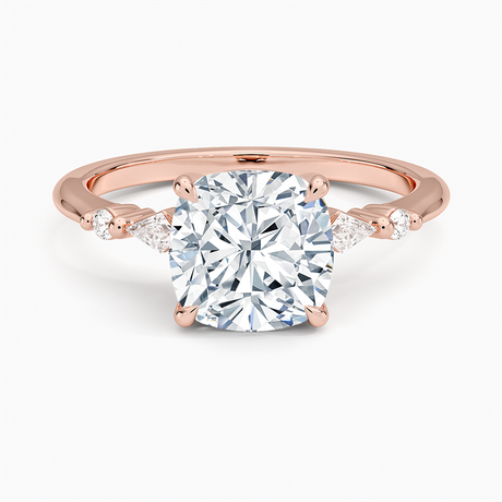 14K Rose Gold Soraya Diamond Ring