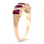 The Agne Ring, smalltop view on a hand