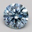 3.04 Ct. Fancy Blue Round Lab Grown Diamond